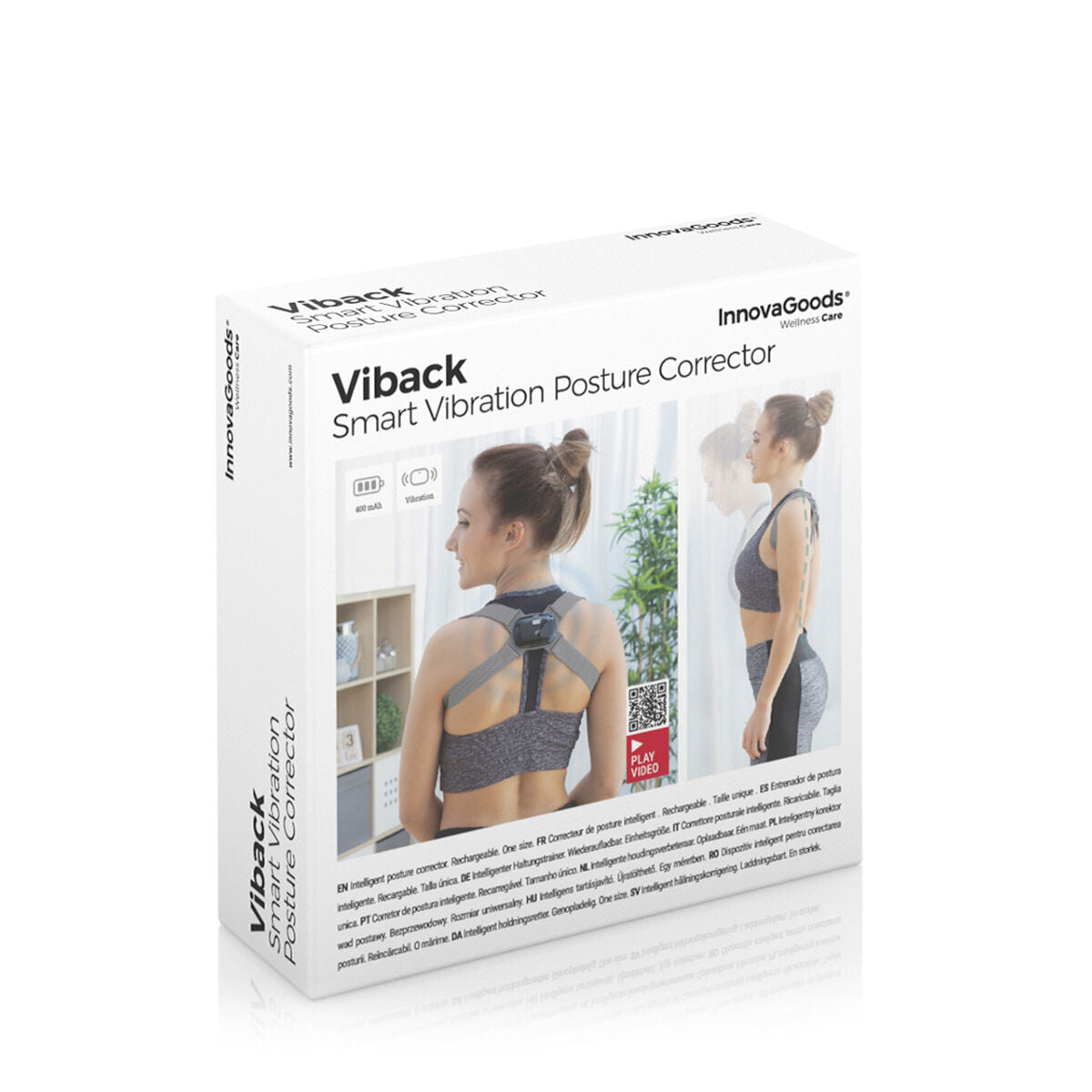 Entrenador de Postura Inteligente Viback™ – Corrector con Vibración